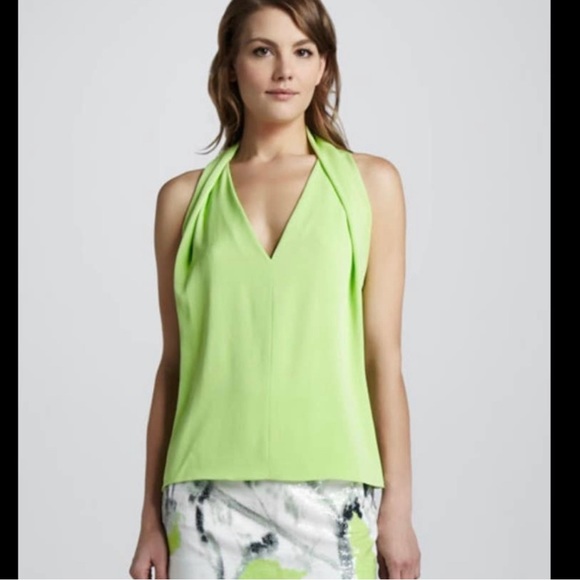 Diane Von Furstenberg | Reagan Draped Sleeveless Top - Picture 2 of 7